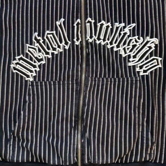 Metal Mulisha Vintage Mens Jacket Size Large Black War Paint Reversible Rare - Picture 6 of 16